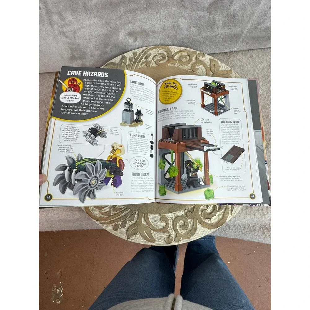 LEGO Ninjago Build Your Own Adventure Book with Minifigure Building Instructions
